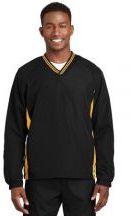 Sport-Tek® Tipped V-Neck Raglan Wind Shirt